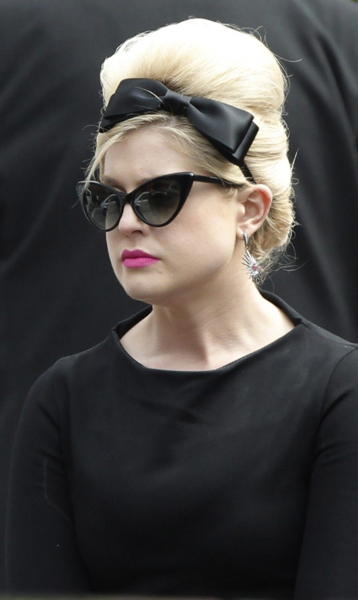 Kelly Osbourne leaves Golders Green Crematorium after the cremation of British singer Amy Winehouse, in north London 26/07/2011
