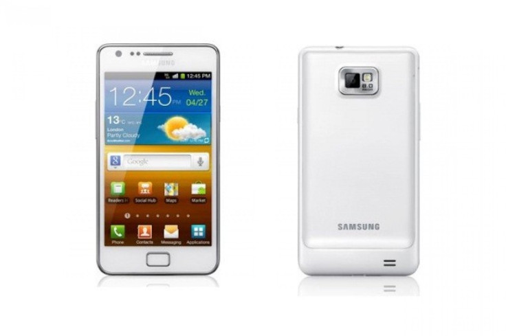White Samsung Galaxy S 2