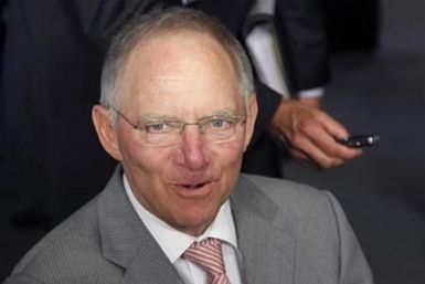 German Finance Minister Wolfgang Schaeuble