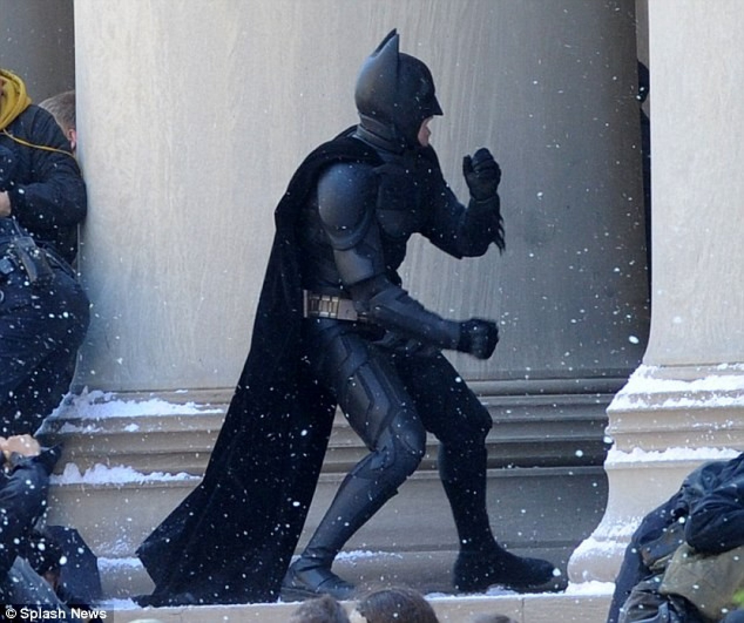 Dark Knight Rises Fully Suited Batman Fights Bane in Pittsburgh Streets Photos