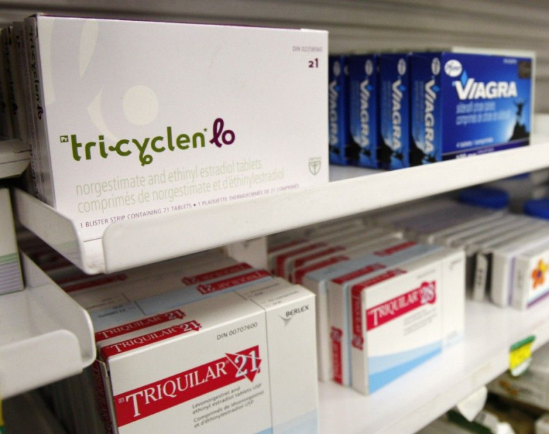 A box of Tri-Cyclen Lo birth control medication for women is seen in a pharmacy in Toronto