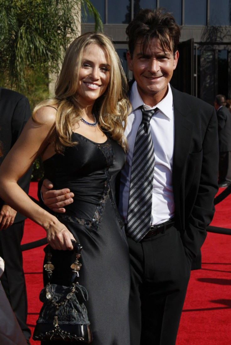 Charlie Sheen and Brooke Mueller