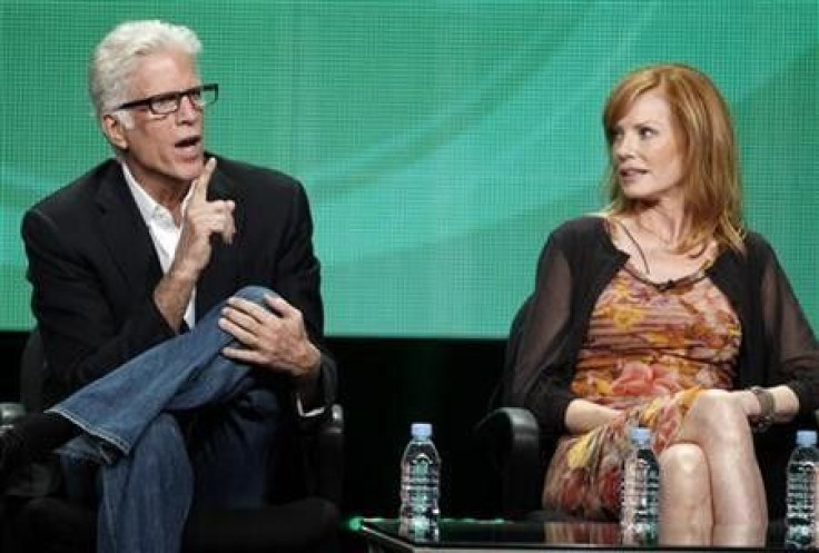 Ted Danson (L) and Marg Helgenberger