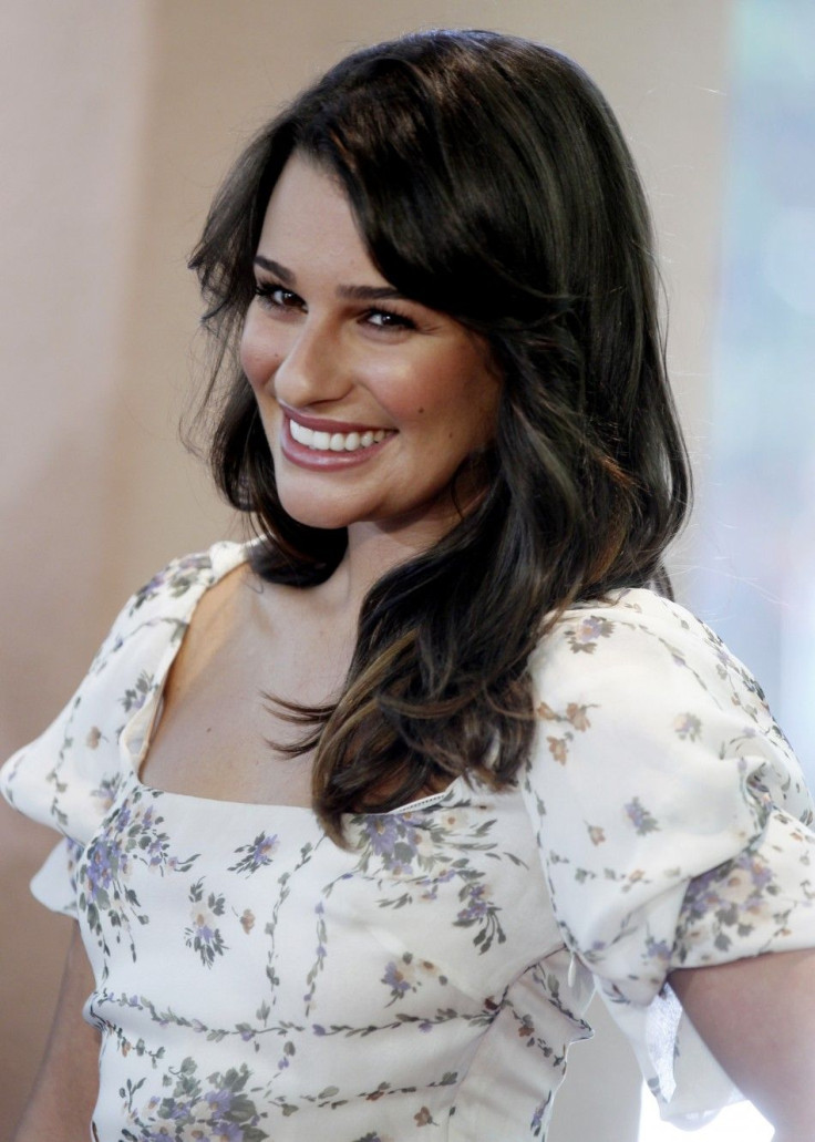 Actress Lea Michele arrives for the Hollywood Foreign Press Association annual installation luncheon in Beverly Hills, California
