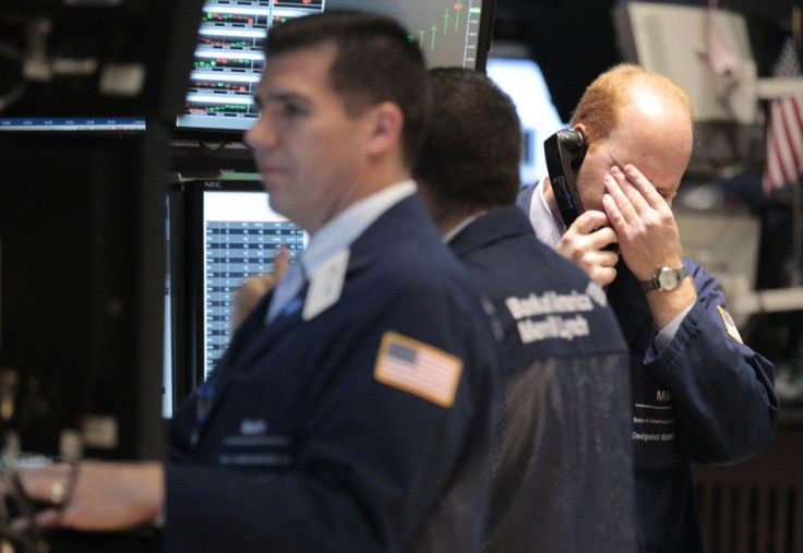 A Trader works on the floor of the New York Stock Exchange