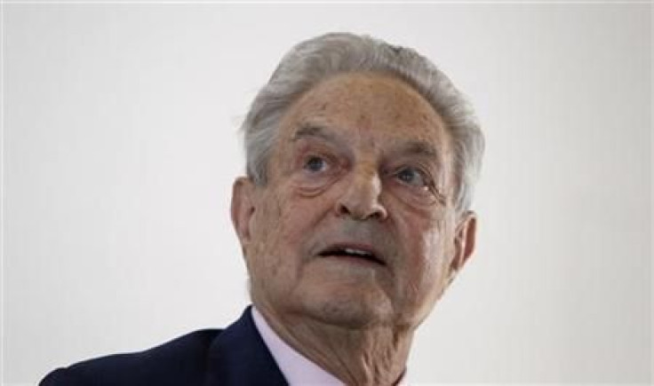 Soros waits to deliver speech in Berlin (file photo)