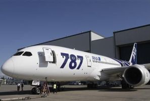The first Boeing 787 Dreamliner