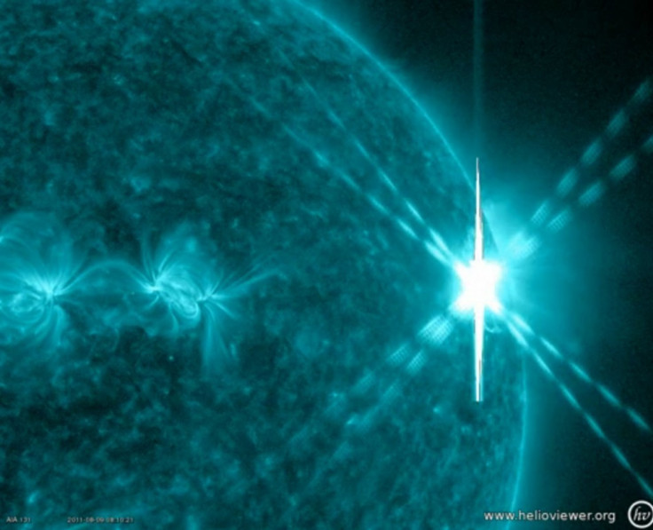 Solar Flare Erupts