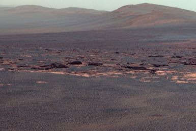 West Rim of Endeavour Crater on Mars 