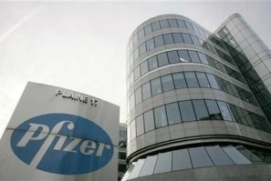 A view of the Belgian headquarters of U.S. pharmaceutical giant Pfizer