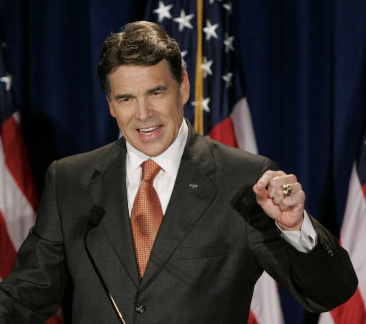 Texas Gov. Rick Perry announces his presidential bid, in Charleston