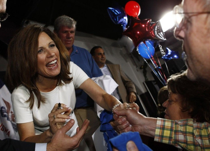 Republican presidential candidate and Tea Party symbol Michele Bachmann 