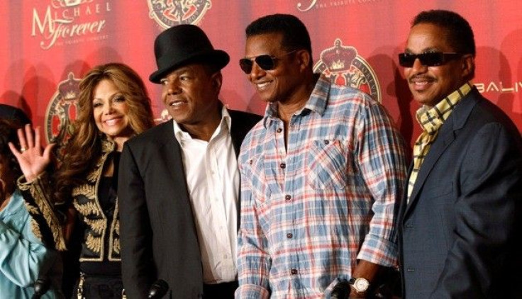 La Toya Jackson and her brothers Tito, Jackie and Marlon attend a news conference to announce a tribute concert for Michael Jackson in Beverly Hills 