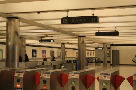 A BART station in downtown San Francisco