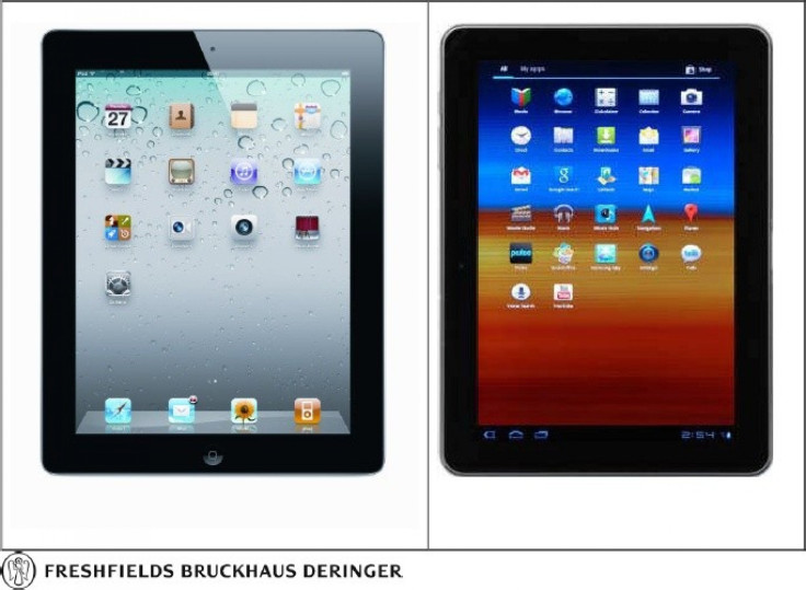 Apple iPad 2, Samsung Galaxy Tab 10.1