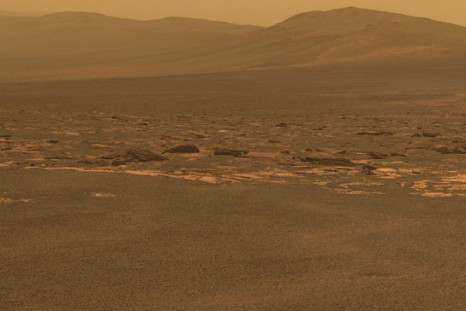 West Rim of Endeavour Crater on Mars