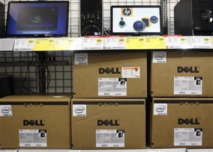 Dell computers are displayed at Best Buy in Phoenix