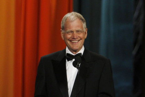 Late night television host David Letterman