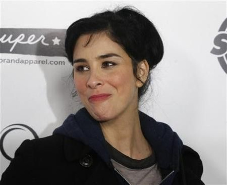 Actress and comedienne Sarah Silverman smiles as she arrives as a guest for the premiere of the new film ''Super'' in Hollywood, California