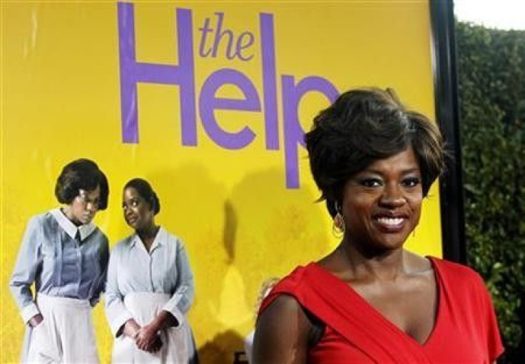 Cast member Viola Davis poses at the premiere of the movie &#039;&#039;The Help&#039;&#039; at the Samuel Goldwyn Theatre in Beverly Hills, California