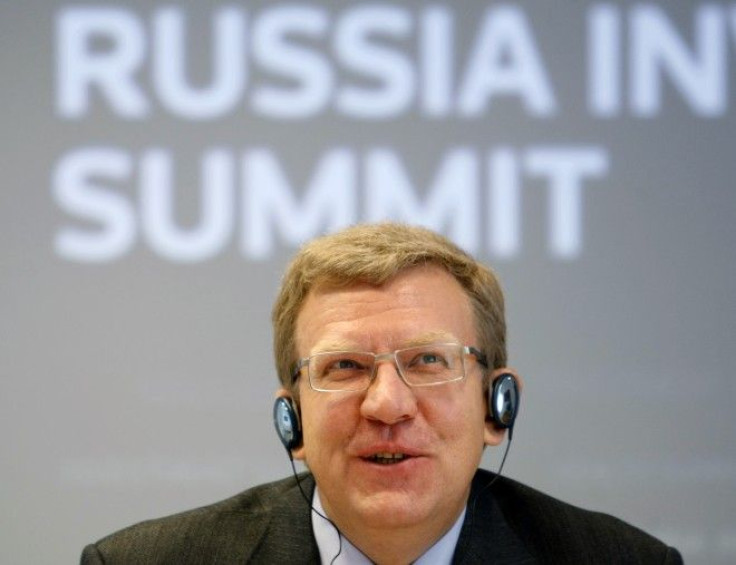Russian Finance Minister Alexei Kudrin talks to Reuters in Moscow