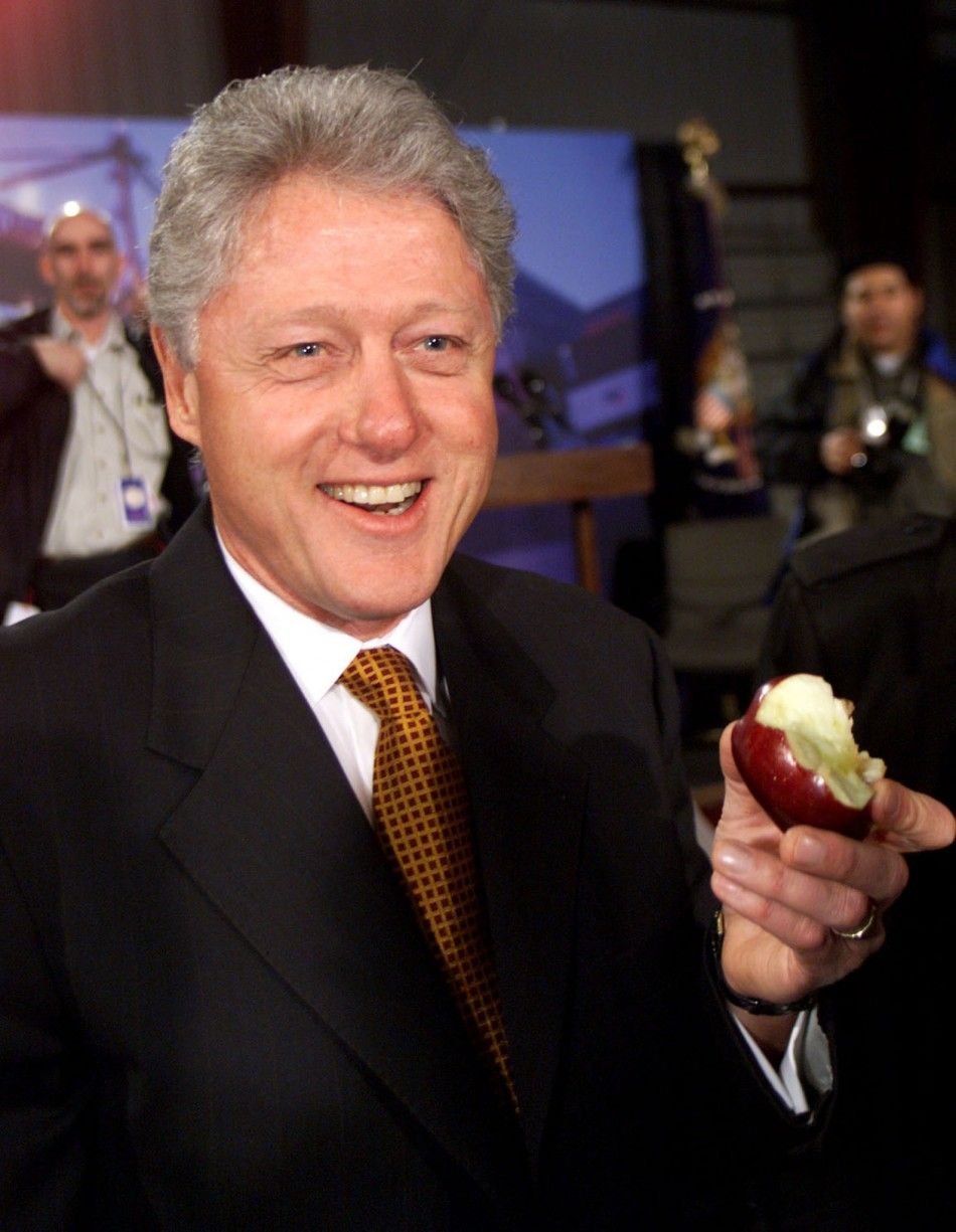 Bill Clinton and Fruit