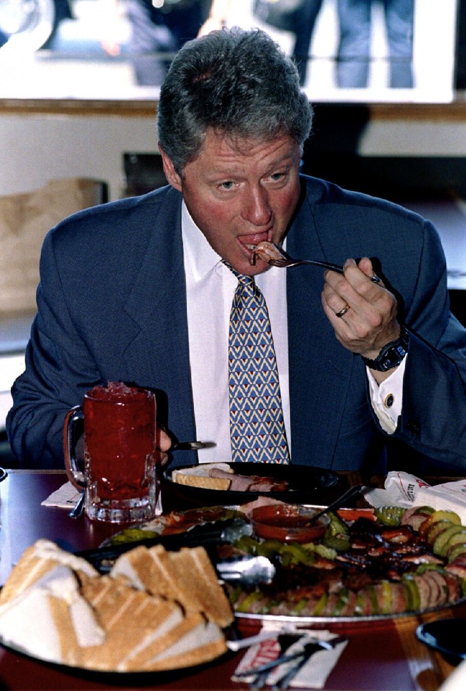 Bill Clinton and BBQ