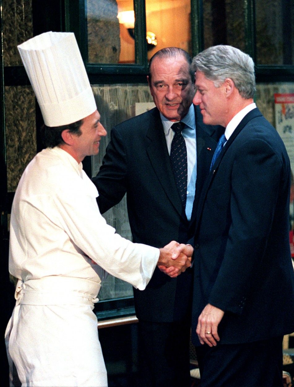 Bill Clinton with Chef