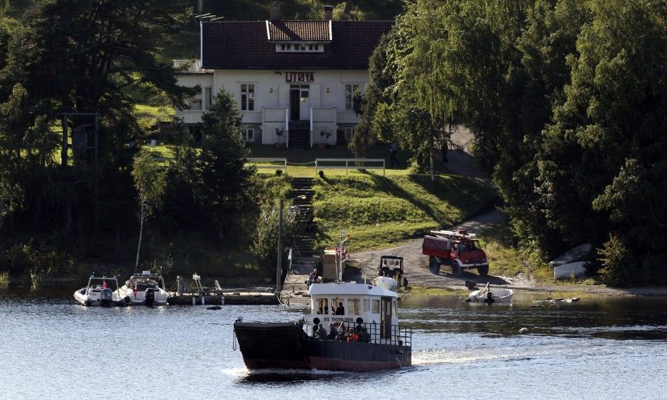 Norway Victims Families Return to Site 10 of 10