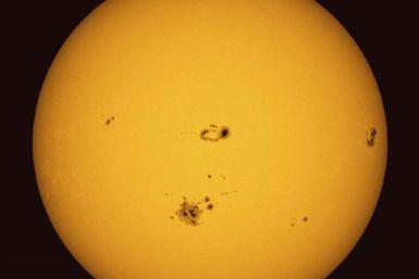 Stanford researchers have found a way to detect sunspots such as these two days before they reach the surface of the sun.