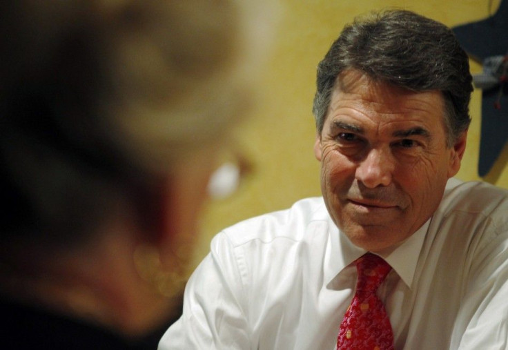 U.S. Republican presidential candidate Texas Governor Rick Perry
