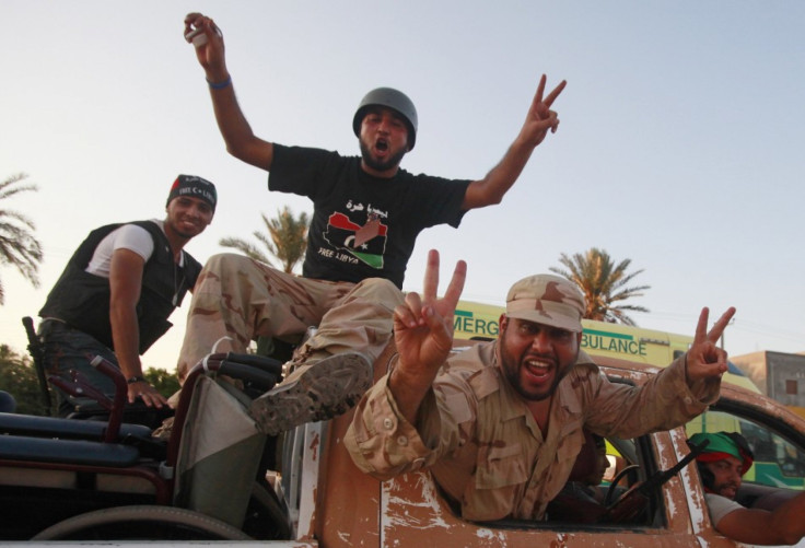 Libyan rebel fighters