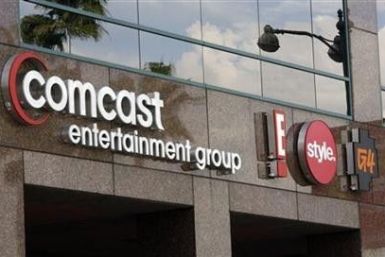 The offices and studios of Comcast Entertainment Group which operates E! Entertainment Television, the Style Network and G4 network is pictured in Los Angeles