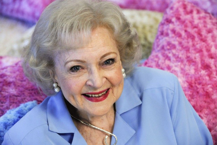 Actress Betty White poses for a photograph in Los Angeles, California 