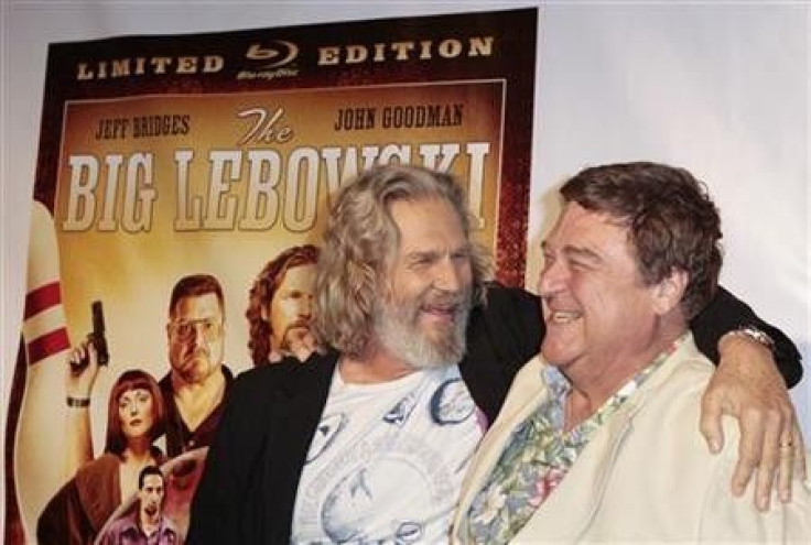 Cast members Jeff Bridges (L) and John Goodman arrive at an event celebrating the Blu-ray release of the film &#039;&#039;The Big Lebowski&#039;&#039; in New York