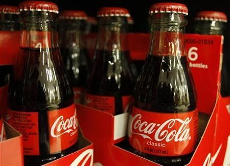 Bottles of Coca-Cola in a supermarket in Arizona, USA,