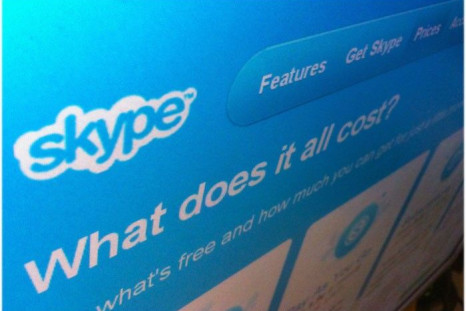 A page from the Skype website is seen in Singapore May 10, 2011
