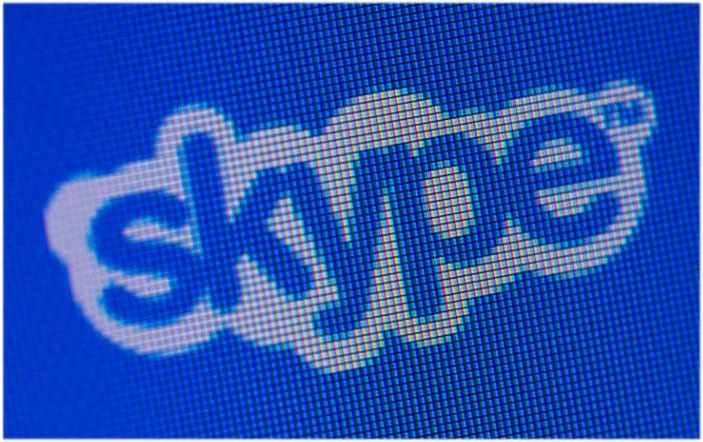 A page from the Skype website is seen in Lausanne May 10, 2011