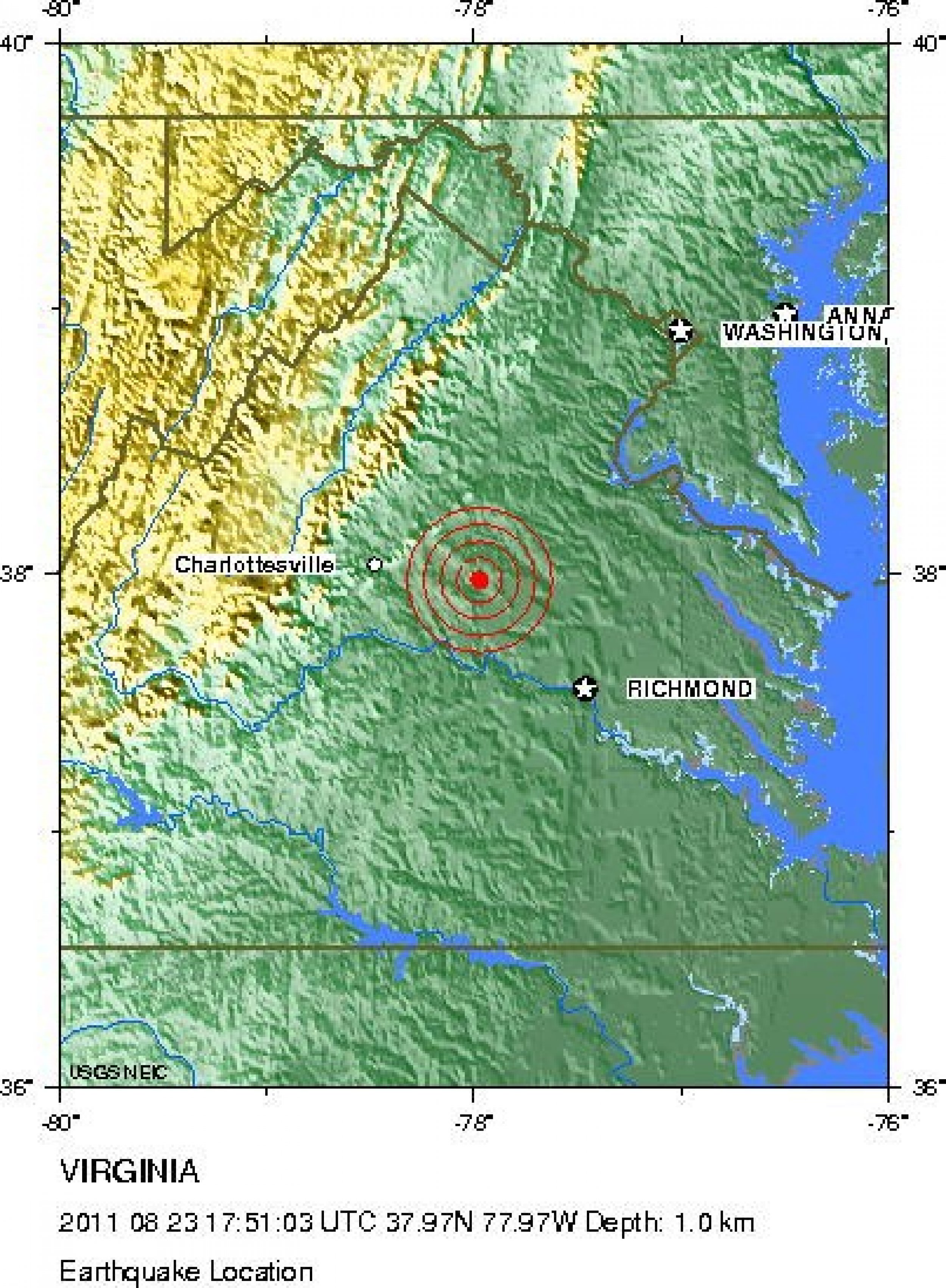 Earthquake Rocks Virginia Reports of Damage in Richmond IBTimes