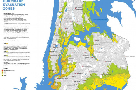 New York City Hurricane Evacuation Zones