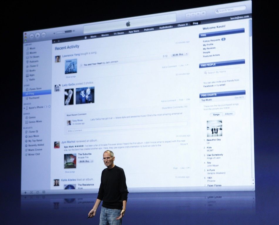 Apple CEO Jobs introduces iTunes 10 at Apples music-themed September media event in San Francisco