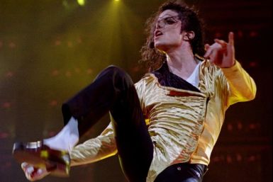 File photo of Pop star Michael Jackson performing during his second concert in Israel