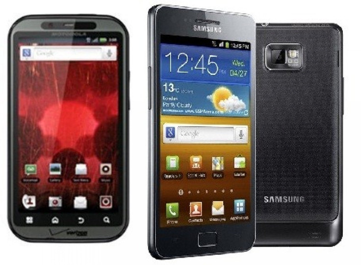 Motorola Droid Bionic and Samsung Galaxy S2