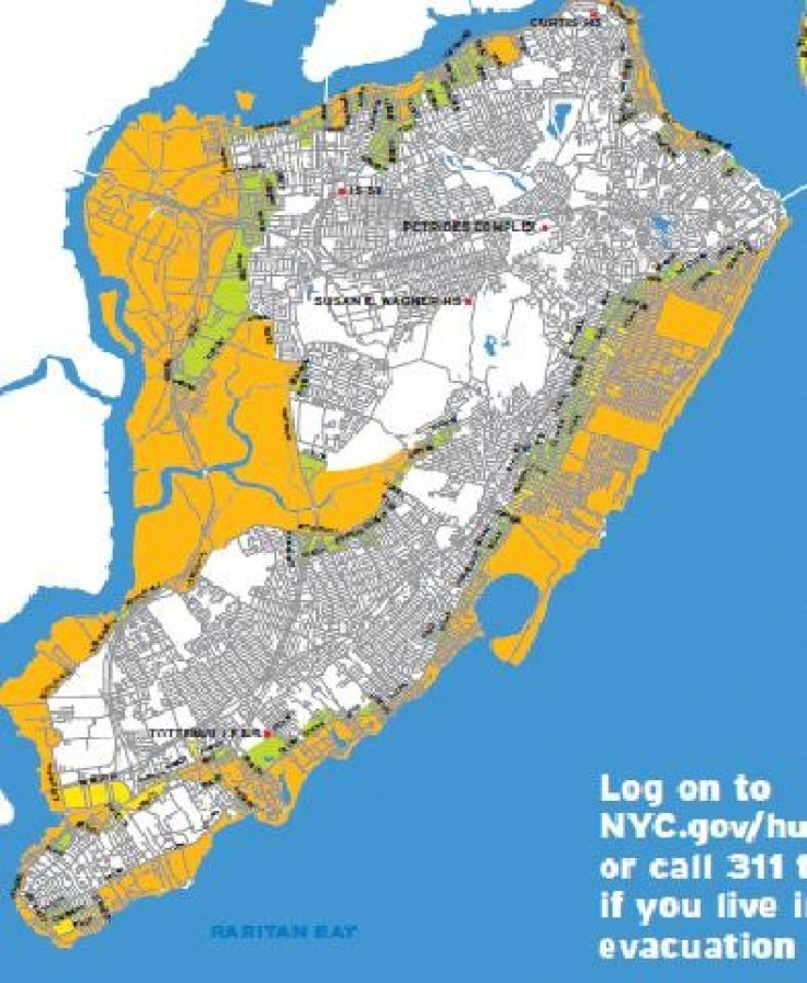 Hurricane Irene New York Evacuation Zones