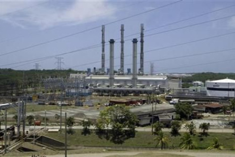 General view of French-Belgium GDF SUEZ energy plant in Colon City