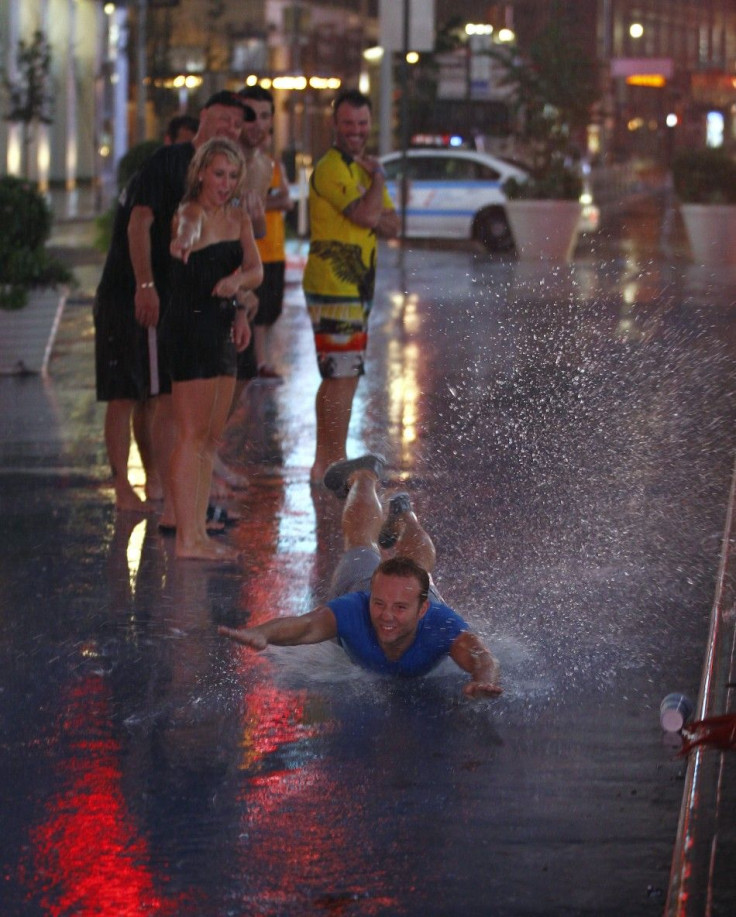 New York embraces Hurricane Irene