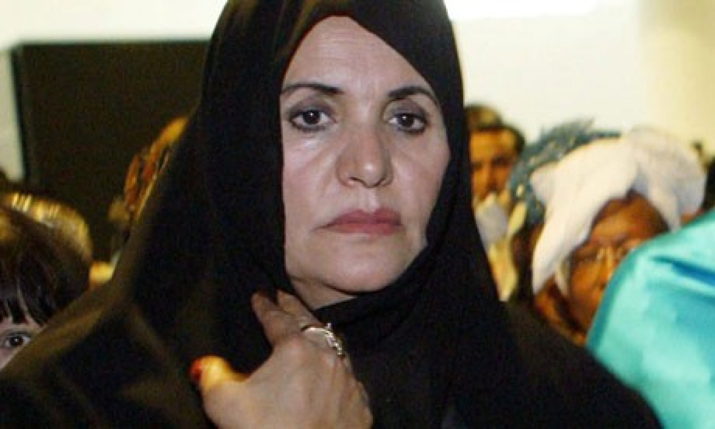 Safia Gaddafi, wife of the colonel