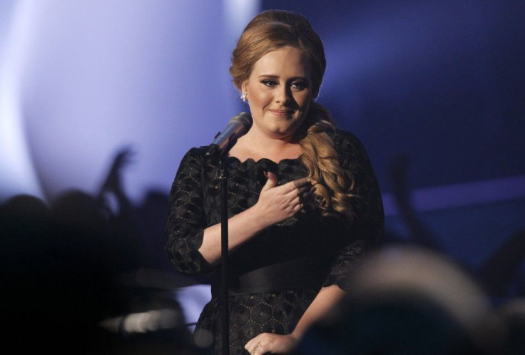 British singer Adele performs &quot;Someone Like You&quot; at the 2011 MTV Video Music Awards in Los Angeles