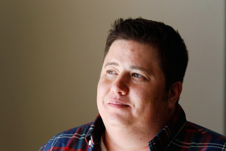 Chaz Bono poses for a portrait while promoting the film &quot;Becoming Chaz&quot; during the Sundance Film Festival in Park City, Utah