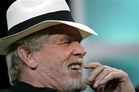 Actor and narrator Nick Nolte smiles during a panel discussion for the Starz documentary "Buy the Ticket, Take the Ride: Hunter S. Thompson on Film" at the "Television Critics Association" summer 2006 media tour in Pasadena, California